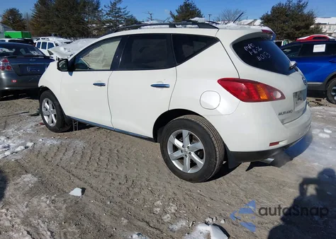 2009 Nissan Murano Sl from USA, damaged, VIN JN8AZ18W39W107339
